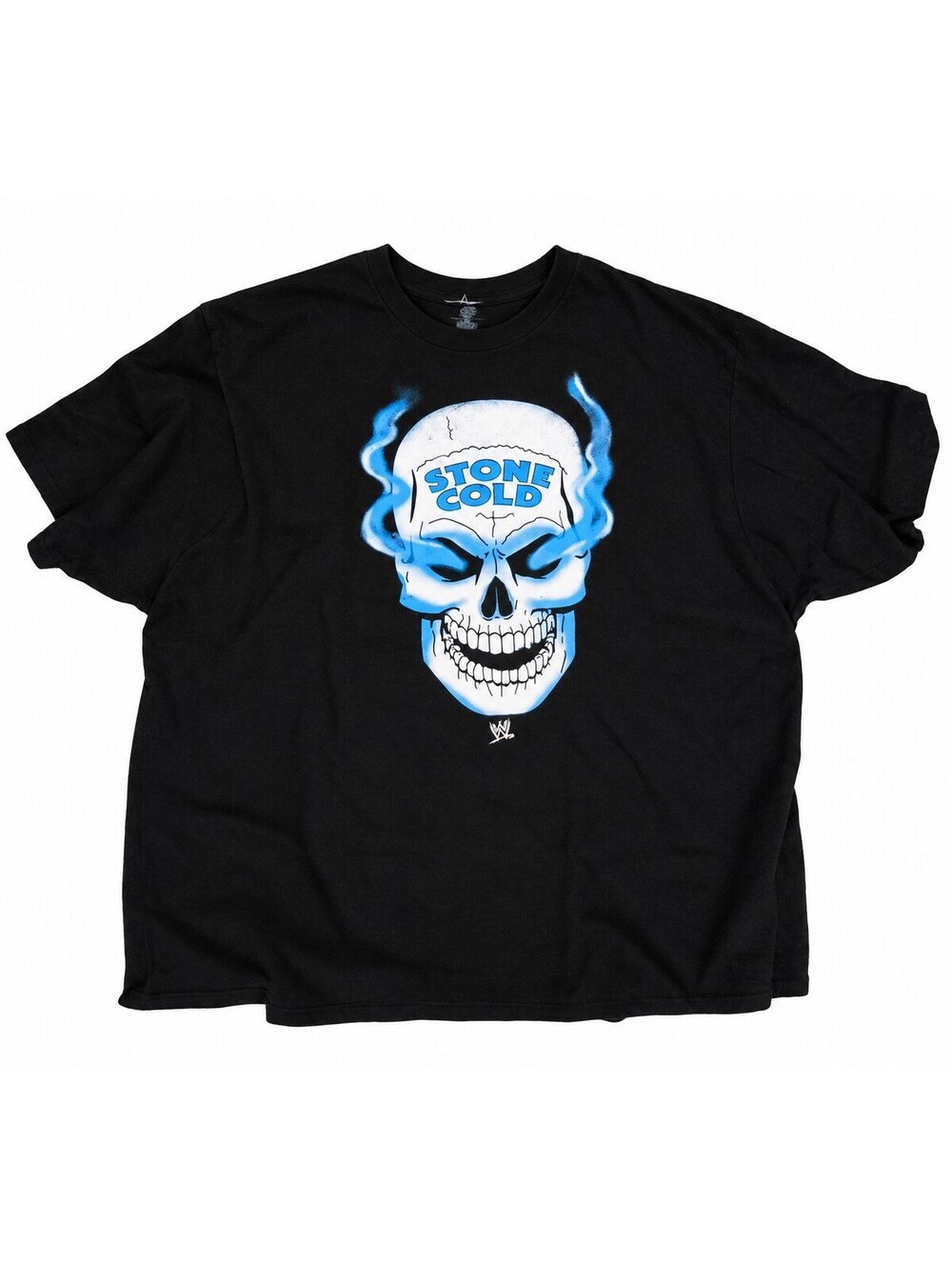 WWE Mens Black Stone Cold Steve Austin Smoking Skull T Shirt Size 5XL  Wrestling
